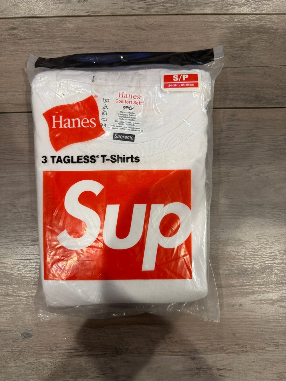Supreme White T-Shirt with Red Logo